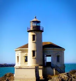 Coquille River Lighthouse Southern Oregon Coast