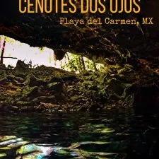 One of the most breathtaking experiences you can have: swimming through the caves of the Cenotes Dos Ojos in Playa Del Carmen, Mexico. 2traveldads.com