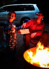 Chris Taylor and LittleMan at Campfire Washington Park Anacortes 1