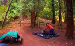 Chris Taylor camping at Washington Park Anacortes 1