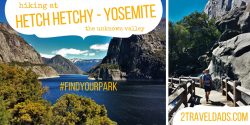Yosemite National Park is amazing... and crowded. Hiking the Hetch Hetchy Valley is beautiful, full of waterfalls, and very few people. Great family travel! 2traveldads.com