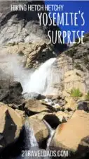 Yosemite National Park is amazing and crowded. Hiking Hetch Hetchy Valley is beautiful, full of waterfalls, and very few people. Great family travel! 2traveldads.com