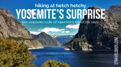 Yosemite National Park is amazing and crowded. Hiking Hetch Hetchy Valley is beautiful, full of waterfalls, and very few people. Great family travel! 2traveldads.com