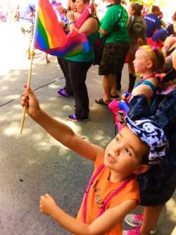 Taylor Family at Seattle Pride Parade 2016 1