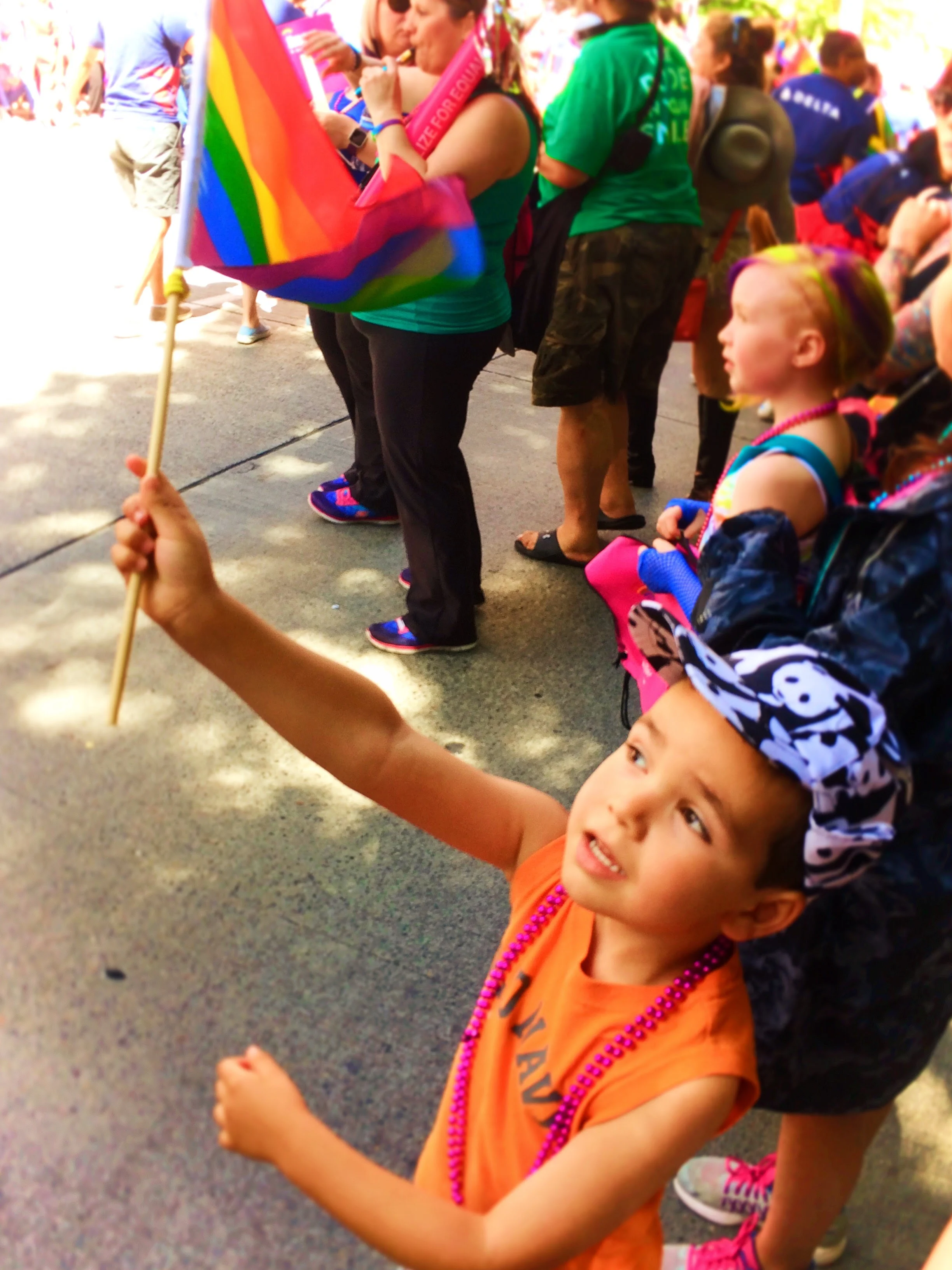 Taylor Family at Seattle Pride Parade 2016 1