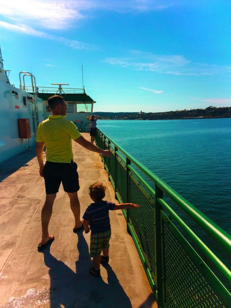 Taylor Family on Port Townsend Whidbey Island Ferry 2e