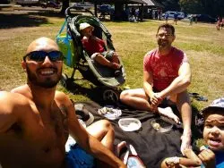 Taylor Family picnic at Washington Park Anacortes
