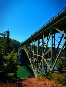 View of Deception Pass Bridge Deception Pass State Park Whidbey Island 2