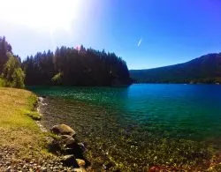 Cove on Lake Cushman Olympic Peninsula 1