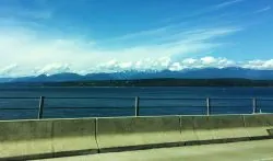 Crossing Hood Canal Bridge