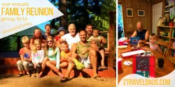 An annual family reunion trip is a great way to reconnect with your loved ones. A week at the lake is perfect for #HowWeFamily. 2traveldads.com