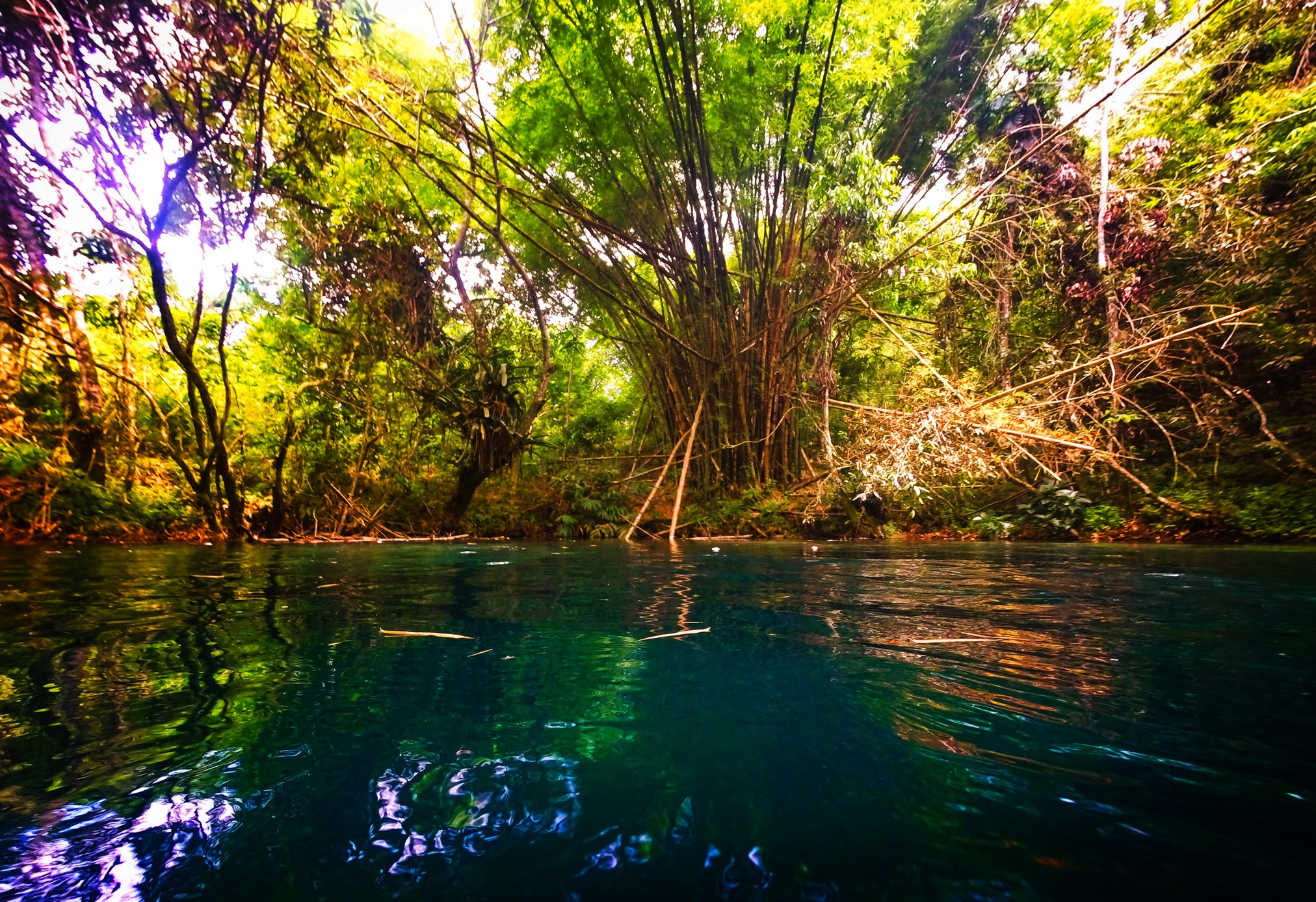 Floating the White River in Ocho Rios, Jamaica
