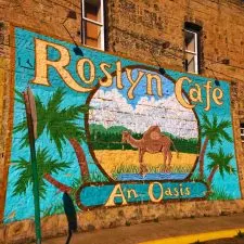 Roslyn Cafe Mural Sign 1