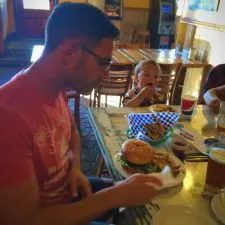 Taylor Family dining at Roslyn Roadhouse 1