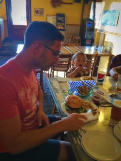 Taylor Family dining at Roslyn Roadhouse 1
