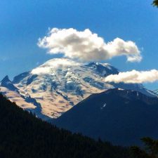 View from Chinook Pass Highway Mt Rainier National Park 1
