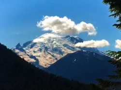 View from Chinook Pass Highway Mt Rainier National Park 1