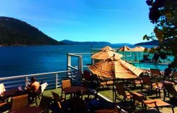 Deck at Rosario Resort Destination Dining Orcas Island with Pretty Fork 1