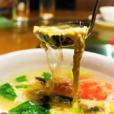 Egg flower soup in Xian Shaanxi China 1