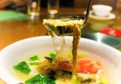 Egg flower soup in Xian Shaanxi China 1