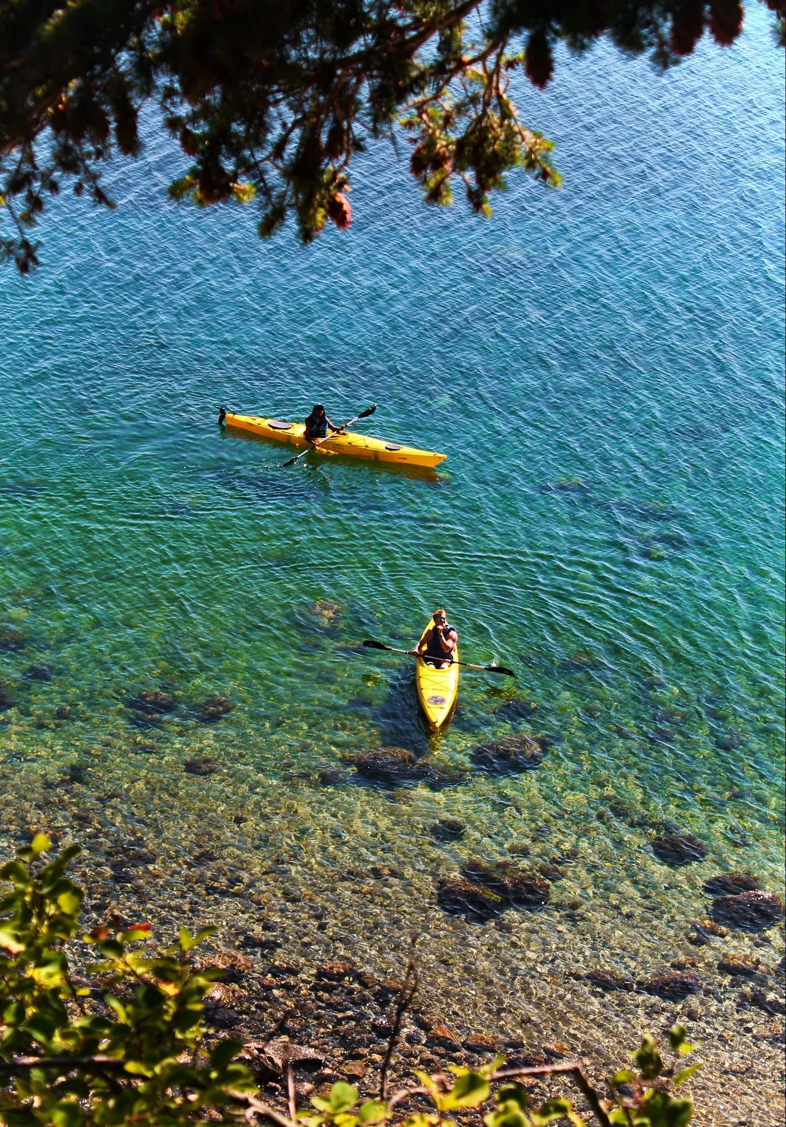 Kayakers on Ship Bay Orcas Island 2