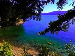 Kayakers on Ships Bay Orcas Island 2