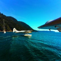 Kenmore Air seaplanes in harbor at Orcas Island Rosario Resort 1
