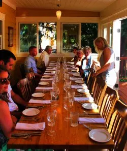 Pretty Fork Destination Dining guests Inn at Ship Bay Orcas Island