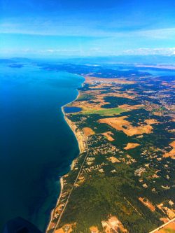 Whidbey Island from Kenmore Air Seaplane flight 1