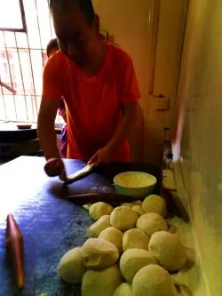 Making Chinese buns in Xian Shaanxi China 1