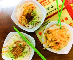 Chinese noodles in Xian Shaanxi China 1