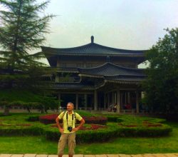 Rob Taylor at Xian historical museum 1