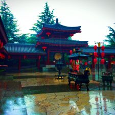 Reflections at Imperial Garden Xian Shaanxi 1