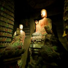 Buddhist statues in Xian Cultural Museum 1