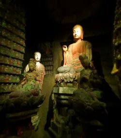 Buddhist statues in Xian Cultural Museum 1