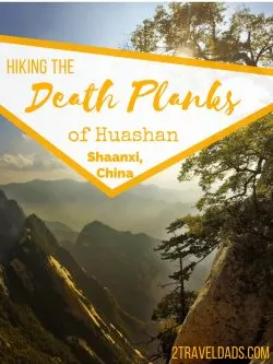It's known as the most dangerous hike in the world and from the crazy vertical stairs to the death planks at the end, Huashan National Park in Shaanxi province, China is a bucket list item you must cross off. 2traveldads.com