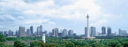 Jakarta Indonesia skyline Panorama