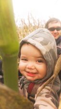 Taylor family in corn maze Fall Traditions
