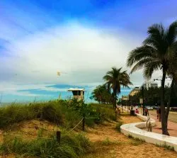 Beach promenade Ft Lauderdale Florida