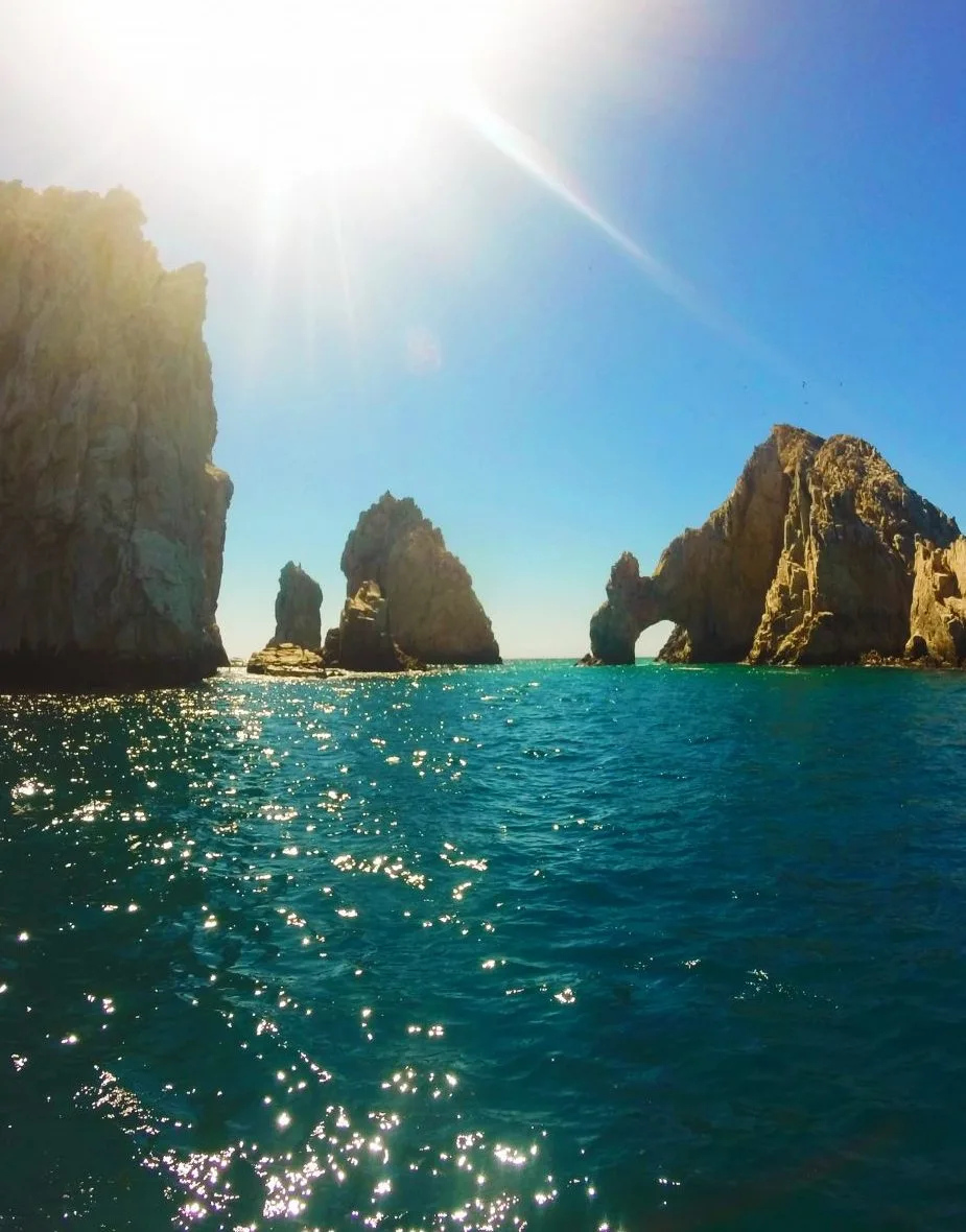 El Arco from catamaran snorkeling in Cabo San Lucas