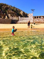 Taylor family at Cannery Beach Cabo San Lucas