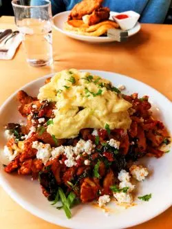 Harissa cauliflower scramble Bijou Cafe Portland 1