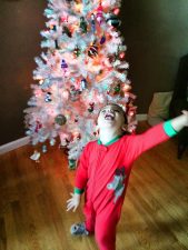 LittleMan and Taylor Family Christmas tree 2014