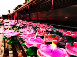 Lotus candles at Heshi Dagoba Famen Temple 2