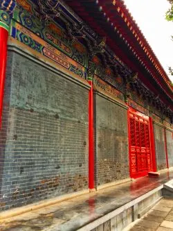 Outter walls of Famen Temple Colorful China 1