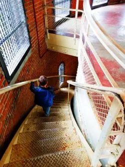 Taylor Kids climbing Volunteer Park Water Tower Capitol Hill Seattle 1