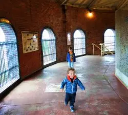 Taylor Kids climbing Volunteer Park Water Tower Capitol Hill Seattle 4