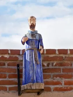 Carved wooden saint in Todos Santos Baja California Sur 1