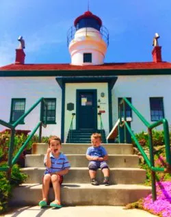 2TD Kids at Battery Point Lighthouse