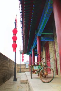 Antique Bike at Xian City Wall 1